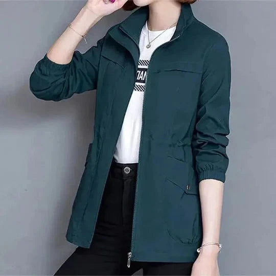 Nicole | Lightweight Waterproof Trench Jacket with Adjustable Waist