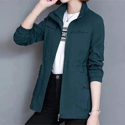 Nicole | Lightweight Waterproof Trench Jacket with Adjustable Waist