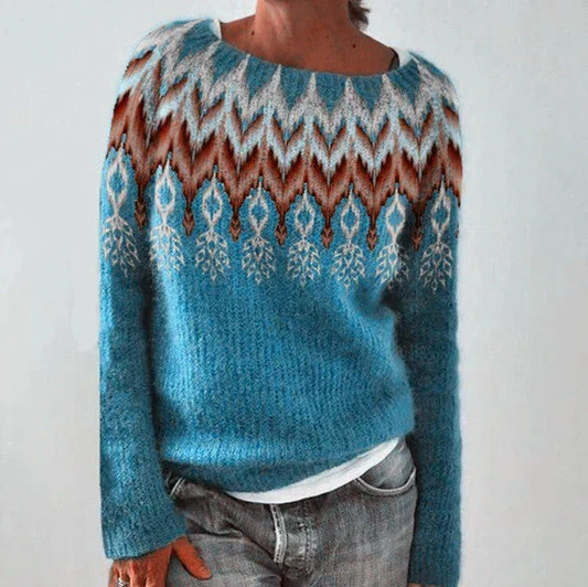 Paige | Cozy Ribbed Crew Neck Sweater