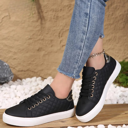 Samantha | Quilted Sneakers with Cushioned Sole