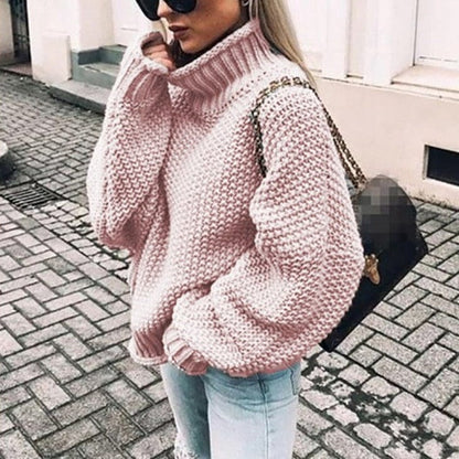 Sarah | Chunky Knit Turtleneck Sweater with Oversized Fit