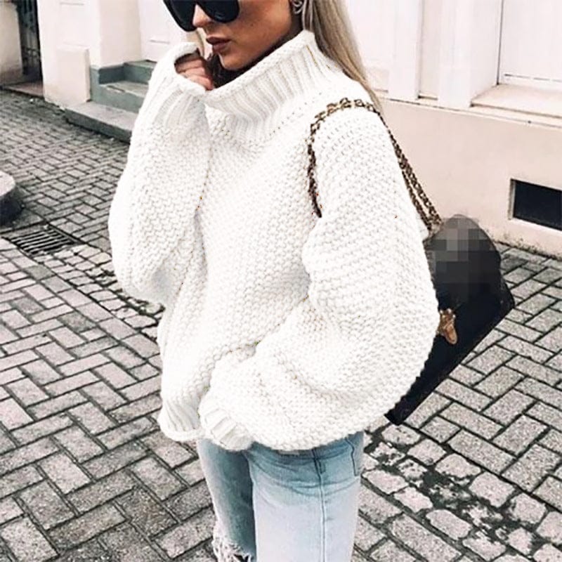Sarah | Chunky Knit Turtleneck Sweater with Oversized Fit